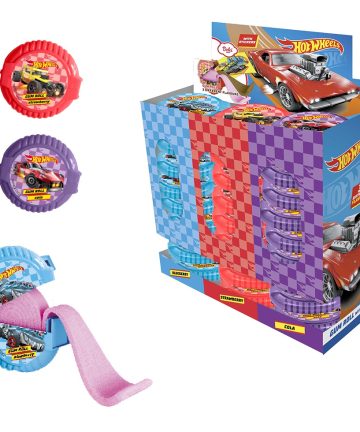 HOT WHEELS GUM ROLL 15 GR X 24 PZ