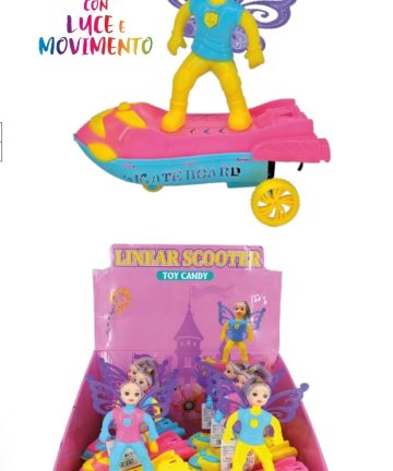 BIMBA SU SKATE CON LUCE 5 GR X 12 PZ