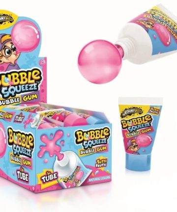 JONHY BEE BUBBLE GUM SQUEEZE 30 GR X 24 PZ