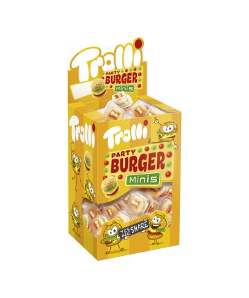 TROLLI PARTY MINI BURGER  10 GR X 80 PZ