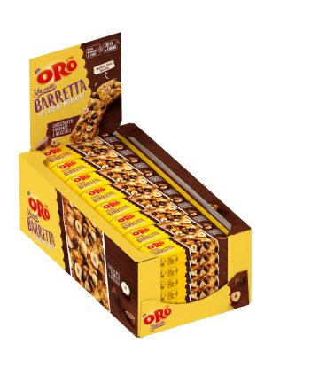 ORO BARRETTA CIOCCOLATO E NOCCIOLA 40 GR X 25 PZ