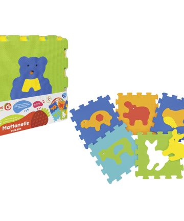 VITAMINA G MATTONELLE PUZZLE ANIMALI 5 PZ 10MM 32 X 32