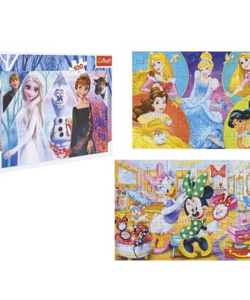 TREFL PUZZLE MINNIE/FROZEN/PRINCESS 100 PZ