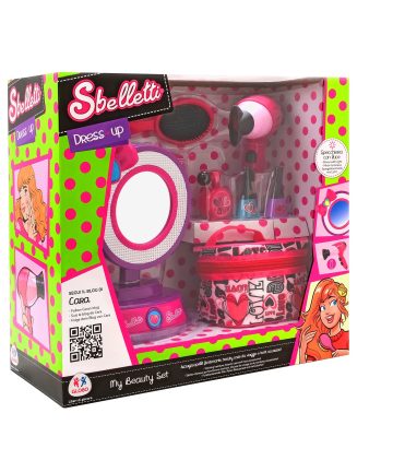 SBELLETTI SET BELLEZZA C/BORSA+PHON B/O SPECCHIERA 37X16X34 CM