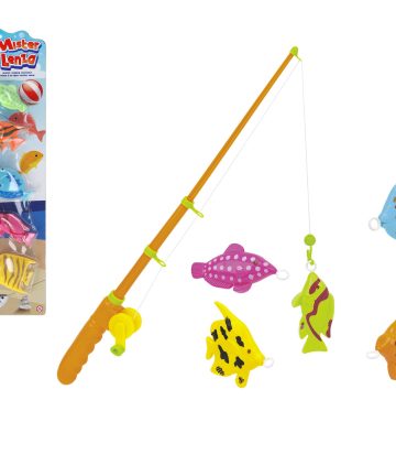 MISTER LENZA CANNA DA PESCA C/5 PESCI 2 ASS.