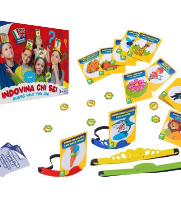 FAMILY GAMES GIOCO INDOVINA CHI SEI C/50 CARTE BILINGUA