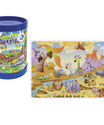 FAMILY GAMES SALVADANAIO C/PUZZLE 20X30 80 PZ 2 ASS.