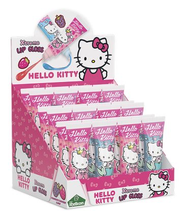 HELLO KITTY LIPGLOSS 13 ML X 24 PZ