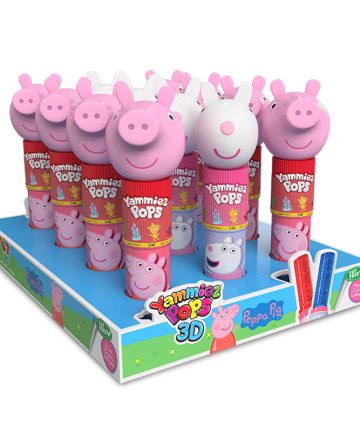 YAMMIEZ POP 3D PEPPA PIG 15 GR X 12 PZ