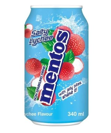 MENTOS DRINK LYCHEE 340 ML X 6 PZ