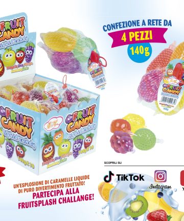 JOYGUM FRUIT SPLASH RETE 140 GR X 18 RETINE DA 4 FRUTTI