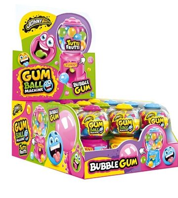 JOHNY BEE GUMBALL MACHINE 30 GR X 12 PZ