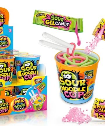 JONHY BEE SOUR NOODLE CUP 55 GR X 12 PZ