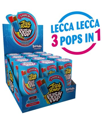 BAZOOKA TRIPLE POWER PUSH POP 34 GR X 12 PZ