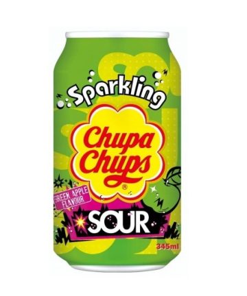 CHUPA CHUPS SOUR DRINK MELA VERDE 345 ML X 6 PZ