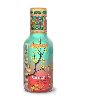 ARIZONA GREEN TEA WITH HONEY AND PEACH 500 ML X 6 PZ