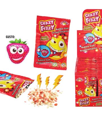 CRAZY FIZZY FRAGOLA 7 GR X 50 PZ