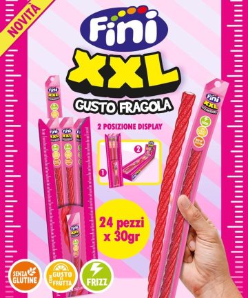 FINI XXL ALLA FRAGOLA 50 CM X 24 PZ