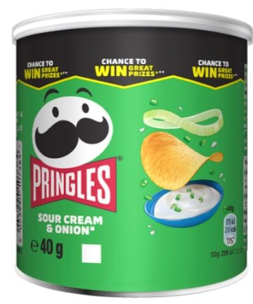 PRINGLES CREAM&ONION 12 X 40 GR