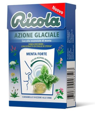 RICOLA AZIONE GLACIALE MENTA FORTE AST. GR 50 X 5 PZ