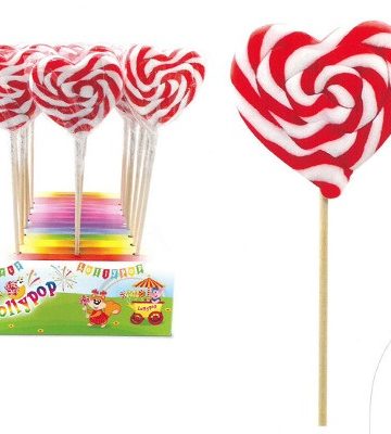 LECCA LECCA CUORE BIANCO E ROSSO 40 GR X 24 PZ