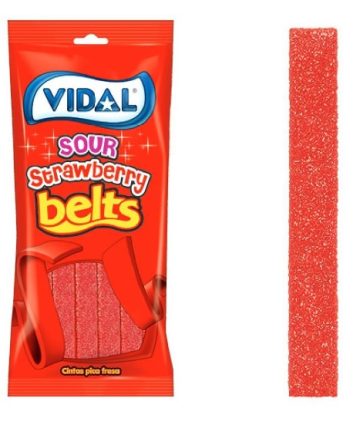 BUSTA SOUR STRAWBERRY BELTS 90 GR X 14 PZ - 1091855