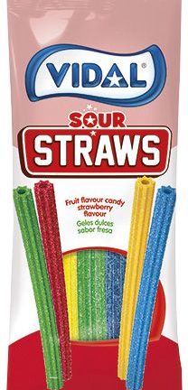 BUSTA SOUR COLOUR STRAWS 4 X 4 90 GR X 14 PZ - 1091809