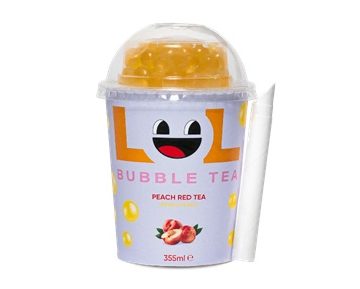 BUBBLE TEA PESCA BOBA MANGO  275 ML X 10 PZ