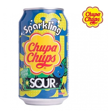 CHUPA CHUPS SOUR DRINK MIRTILLO 345 ML X 6 PZ