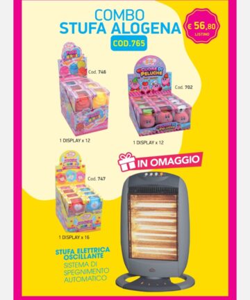 COMBO STUFA ALOGENA 765