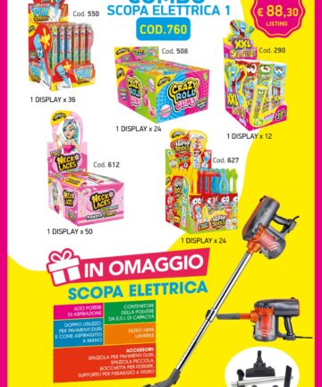 COMBO SCOPA ELETTRICA 760