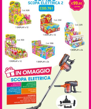 COMBO SCOPA ELETTRICA 761