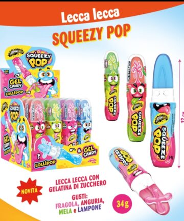 JONHY BEE SQUEEZY POP 34 GR X 24 PZ