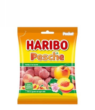 HARIBO PESCHE 80 GR X 10 PZ