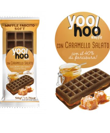 YOOHOO! DARK WAFFLE GR 50 X 12 PZ CARAMELLO SALATO